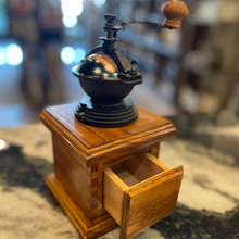 Load image into Gallery viewer, Handmade Wood Box Manual Coffee Grinder