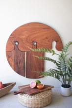 Load image into Gallery viewer, Hanging Acacia Wood Cutting Boards