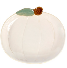 Load image into Gallery viewer, White Pumpkins Plate (2 Sizes)