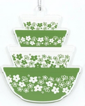 Load image into Gallery viewer, Pyrex-Inspired Ornament Double-Sided Acrylic Retro Christmas
