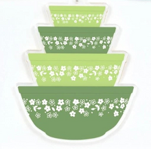 Load image into Gallery viewer, Pyrex-Inspired Ornament Double-Sided Acrylic Retro Christmas