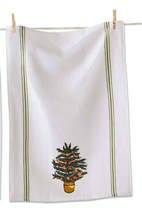 Load image into Gallery viewer, Citrus Tree & Wreath Dishtowel (2 Styles)