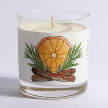 Load image into Gallery viewer, Christmas Hearth Medium Glass Just Bee Candle