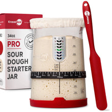 Load image into Gallery viewer, KneadAce® PRO 34 oz Sourdough Starter Jar