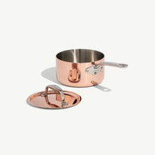 Load image into Gallery viewer, Made In Copper 1.9 qt. Saucepan with Lid (Special Order Only)