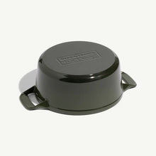 Load image into Gallery viewer, Round Enameled Cast Iron Dutch Oven 5.5 Qt Willow Green | Made In