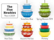 Load image into Gallery viewer, Miniature Pyrex Bowl Stack Ornament (Various Styles)