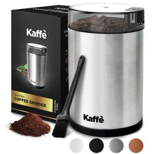 Load image into Gallery viewer, Kaffe 3.5 oz Electric Coffee Grinder w/ Cleaning Brush (4 colors)
