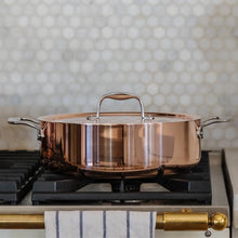 Load image into Gallery viewer, Made In Copper 5.2 qt. Rondeau with Lid (Special Order Only)