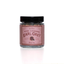 Load image into Gallery viewer, Rose Lavender Earl Grey Black Tea – 2 oz Loose Leaf