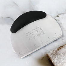 Load image into Gallery viewer, Multi-Purpose Stainless Steel Round Bench Scraper & Chopper