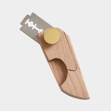 Load image into Gallery viewer, Compact Cherrywood Lame Bread Scoring Tool