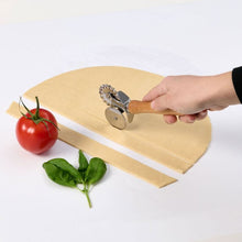 Load image into Gallery viewer, Double Pastry Ravioli Pasta Dough Cutter Crimper