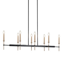 Load image into Gallery viewer, Ravirea 8-Light Black and Gold Metal Island Light (Special Order Only)