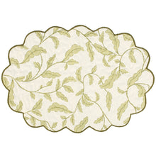 Load image into Gallery viewer, Green Botanical Reversible Placemat