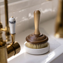 Load image into Gallery viewer, Marble Soap & Brush Holder
