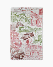 Load image into Gallery viewer, Geometry Nashville in Color Tea Towel