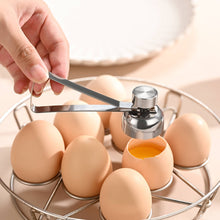 Load image into Gallery viewer, Stainless Steel Egg Cracker and Shell Opener