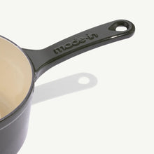 Load image into Gallery viewer, Enameled Cast Iron Saucepan 2 Qt. Willow Green | Made In