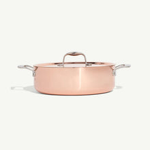 Load image into Gallery viewer, Made In Copper 5.2 qt. Rondeau with Lid (Special Order Only)