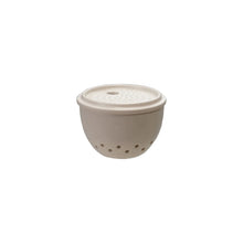 Load image into Gallery viewer, Stoneware Garlic/Ginger Grater/Storage Bowl