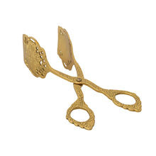 Load image into Gallery viewer, Embossed Brass Tongs