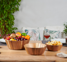 Load image into Gallery viewer, Wooden Salad Bowls (3 Sizes)