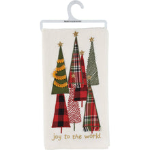 Load image into Gallery viewer, Joy To The World Tree Kitchen Towel