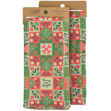 Load image into Gallery viewer, Merry & Bright Quilt Kitchen Towel