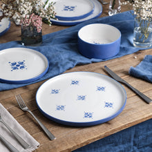 Load image into Gallery viewer, Cobalt Porcelain Dinnerware Set (Blue) | Stone + Lain