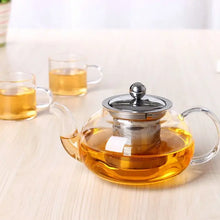 Load image into Gallery viewer, Clear Glass Teapot 40 Fl oz