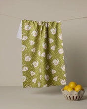Load image into Gallery viewer, Geometry Strawberry Tea Green Tea Towel