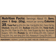 Load image into Gallery viewer, Cherry Balsamic Preserves