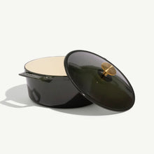 Load image into Gallery viewer, Round Enameled Cast Iron Dutch Oven 5.5 Qt Willow Green | Made In