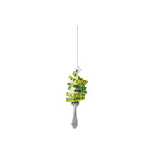Load image into Gallery viewer, Glass Pickles on Fork Ornament