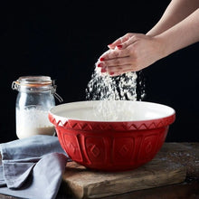 Load image into Gallery viewer, Mason Cash Red Color Mix Bowl Size 12