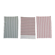 Load image into Gallery viewer, Holiday Cotton Waffle Weave Tea Towel (3 Styles)