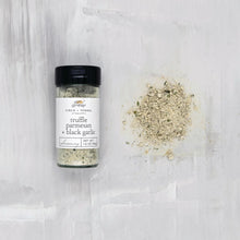 Load image into Gallery viewer, Truffle, Parmesan, + Black Garlic Seasoning