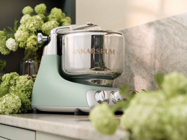 Order the Ankarsrum mixer at Gather Kitchen Mercantile in Columbia, Tennessee.