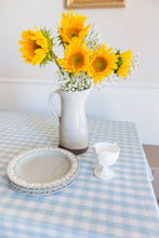 Load image into Gallery viewer, Blue Ruffled Gingham Tablecloth [Online Only]
