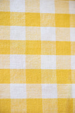 Load image into Gallery viewer, Yellow Ruffled Gingham Table Runner [Online Only]
