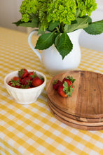 Load image into Gallery viewer, Yellow Ruffled Gingham Tablecloth [Online Only]
