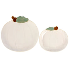 Load image into Gallery viewer, White Pumpkins Plate (2 Sizes)
