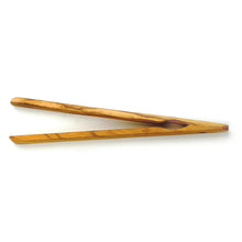 Load image into Gallery viewer, Olive Wood Toast Tongs
