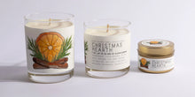 Load image into Gallery viewer, Christmas Hearth Medium Glass Just Bee Candle

