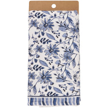 Load image into Gallery viewer, Blue Florals Kitchen Towel
