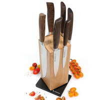 Load image into Gallery viewer, Magnetic Spinning Knife Block, 5" x 5" x 10" [Online Only]
