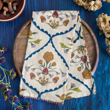 Load image into Gallery viewer, Folk Diamond Floral Kitchen Towel
