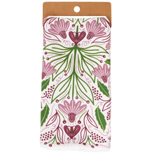 Load image into Gallery viewer, Purple Floral Kitchen Towel
