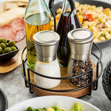 Load image into Gallery viewer, 6 oz Glass Salt &amp; Pepper Grinding Mill, Set of 2
